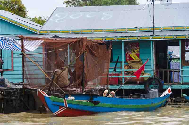 09 - Camboya - lago Tonle Sap y pueblo flotante de Chung Knearn